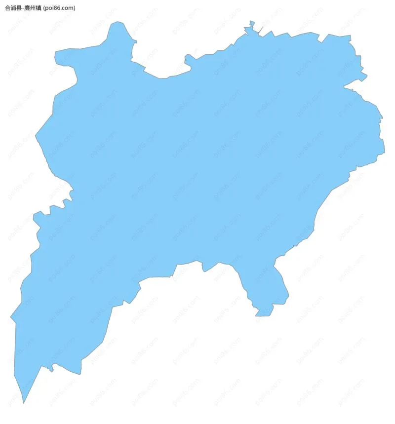 廉州镇边界地图