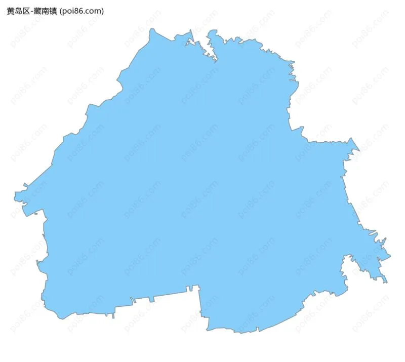 藏南镇边界地图