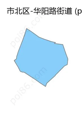 华阳路街道边界地图