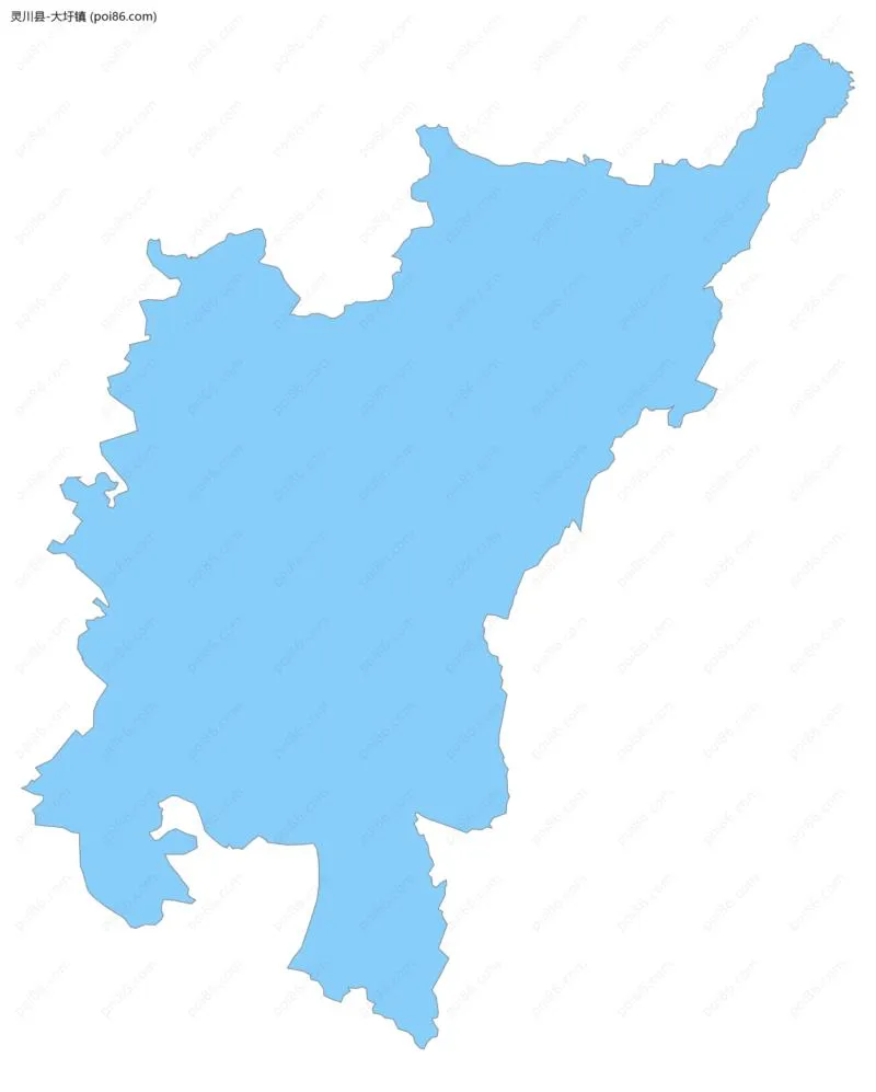 大圩镇边界地图