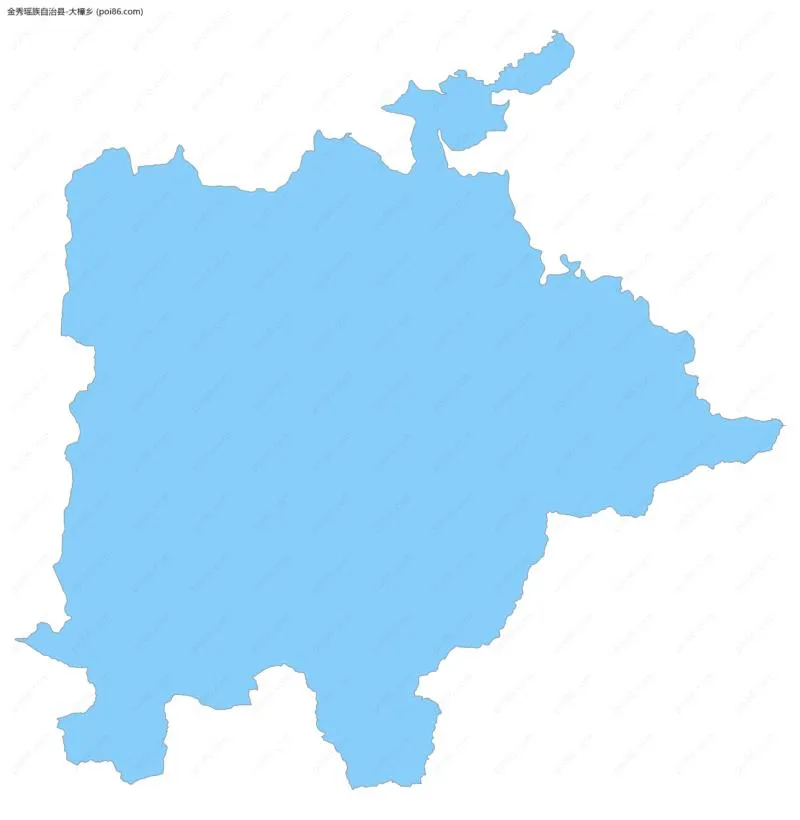 大樟乡边界地图