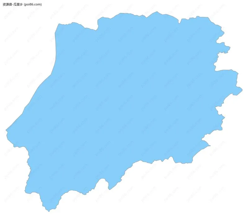 瓜里乡边界地图