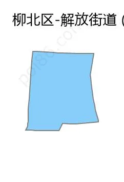 解放街道边界地图