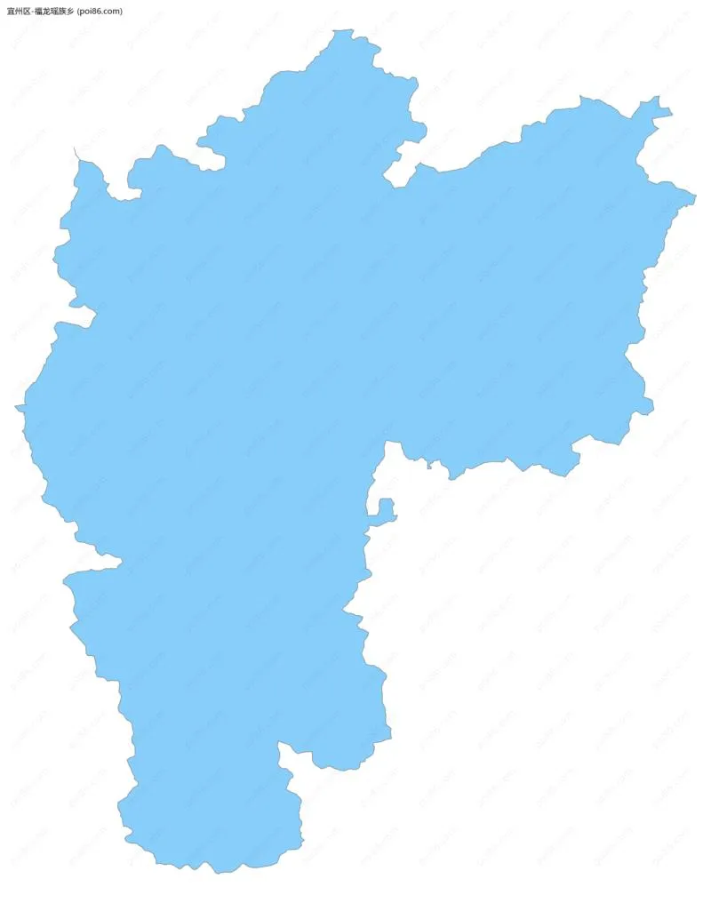 福龙瑶族乡边界地图