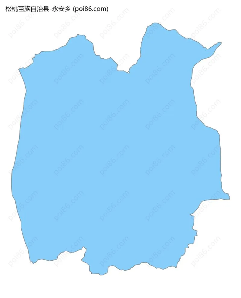 永安乡边界地图