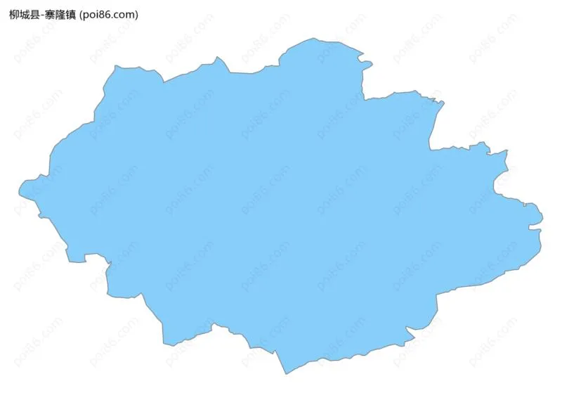 寨隆镇边界地图