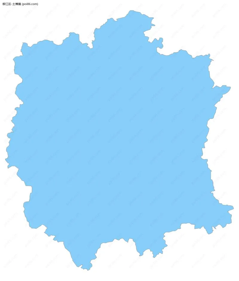 土博镇边界地图