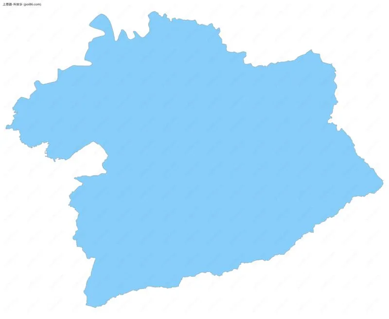 叫安乡边界地图