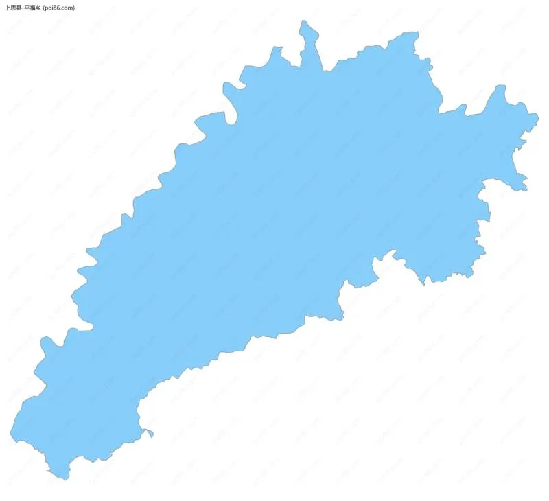 平福乡边界地图