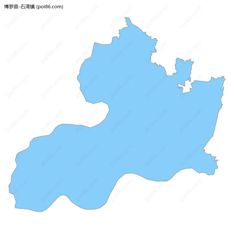 石湾镇边界地图