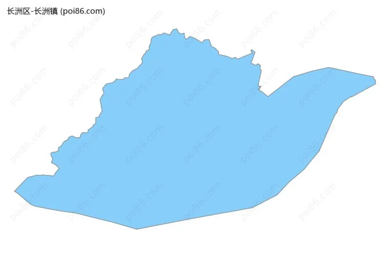 长洲镇边界地图