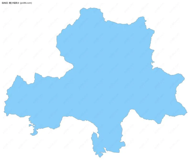 黄沙瑶族乡边界地图