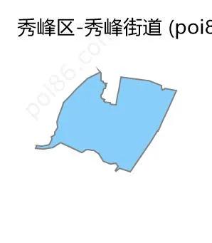 秀峰街道边界地图