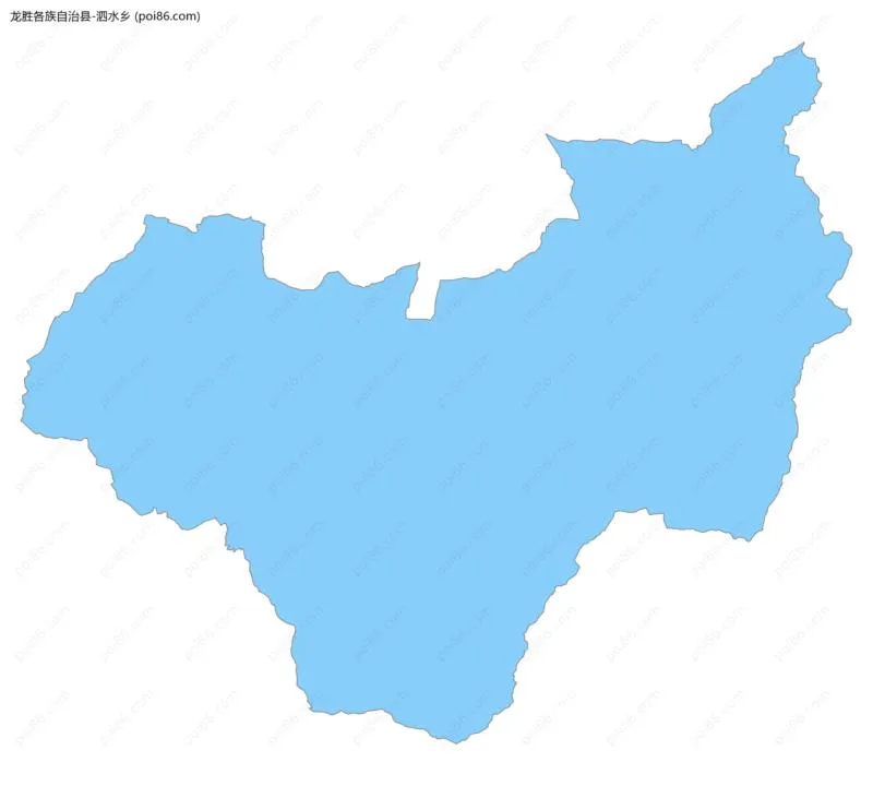 泗水乡边界地图