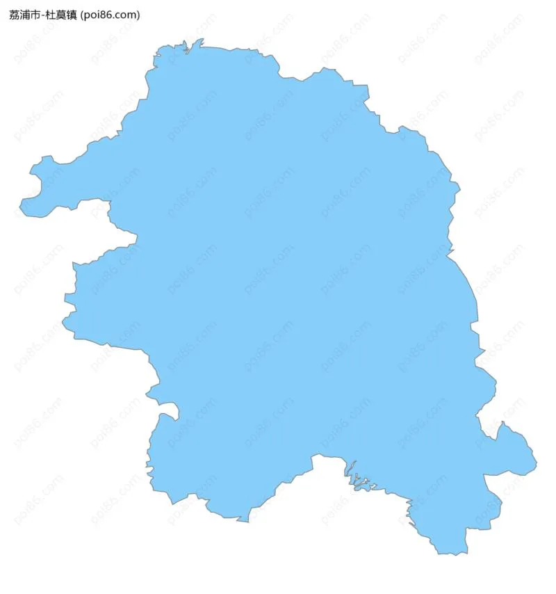 杜莫镇边界地图