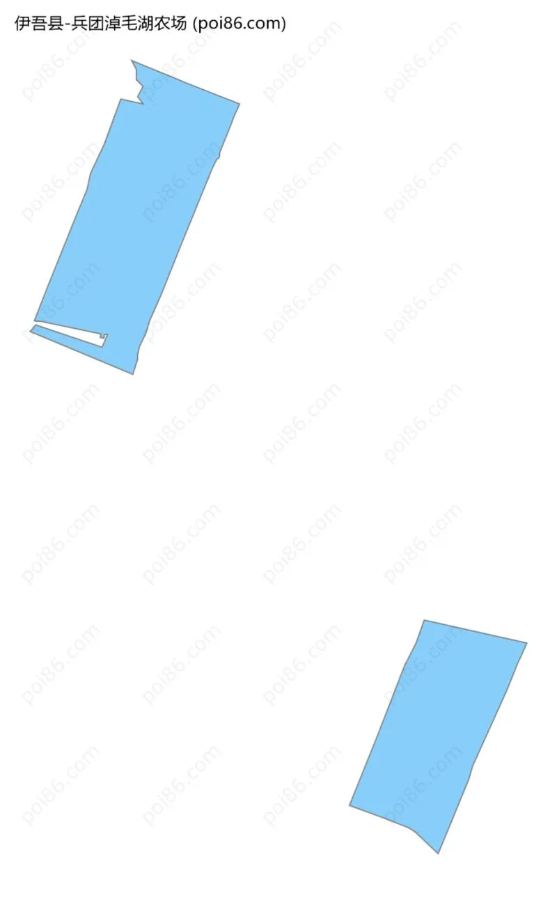 兵团淖毛湖农场边界地图