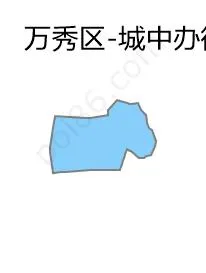 城中办街道边界地图