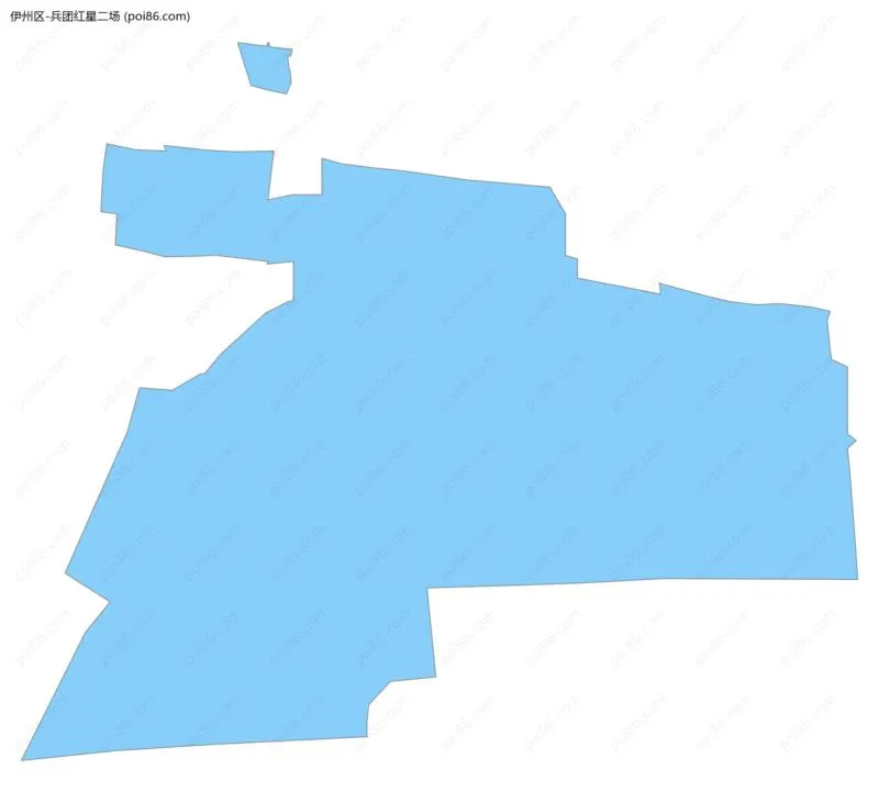 兵团红星二场边界地图