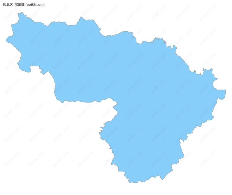 那蒙镇边界地图