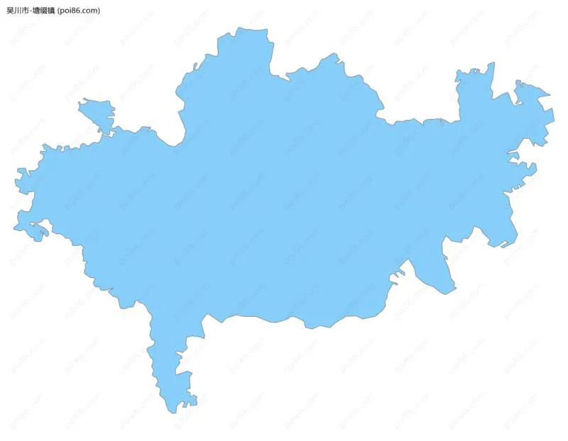 塘缀镇边界地图