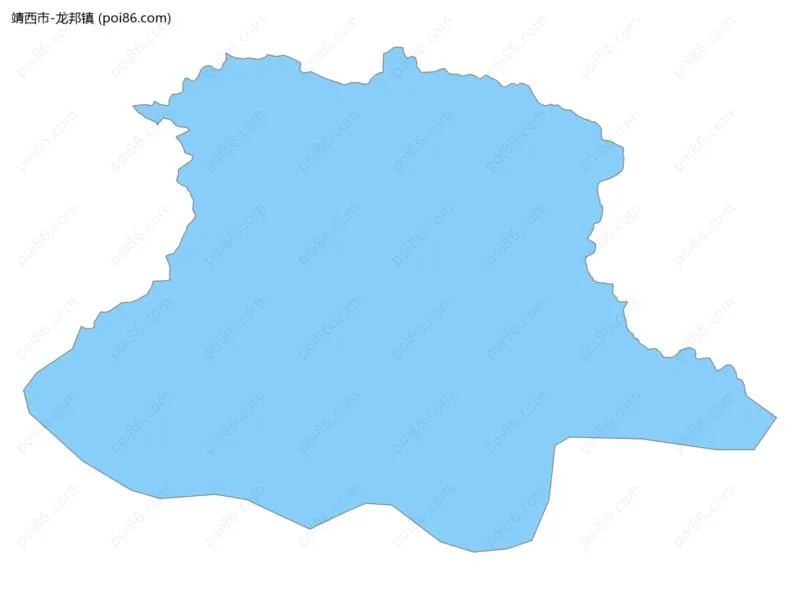龙邦镇边界地图