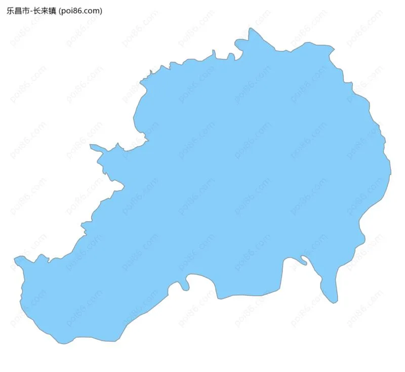 长来镇边界地图
