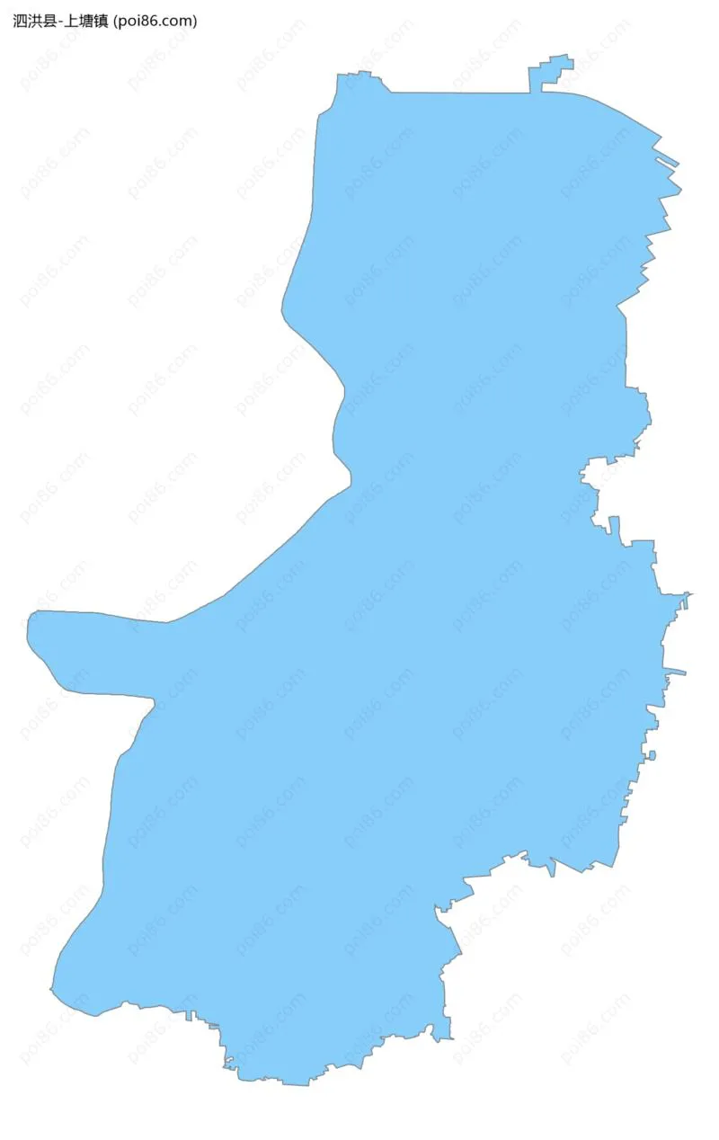 上塘镇边界地图