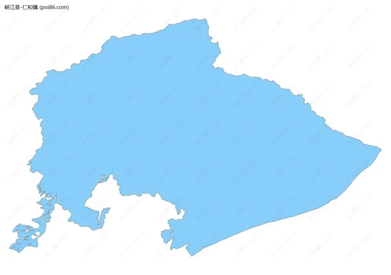 仁和镇边界地图