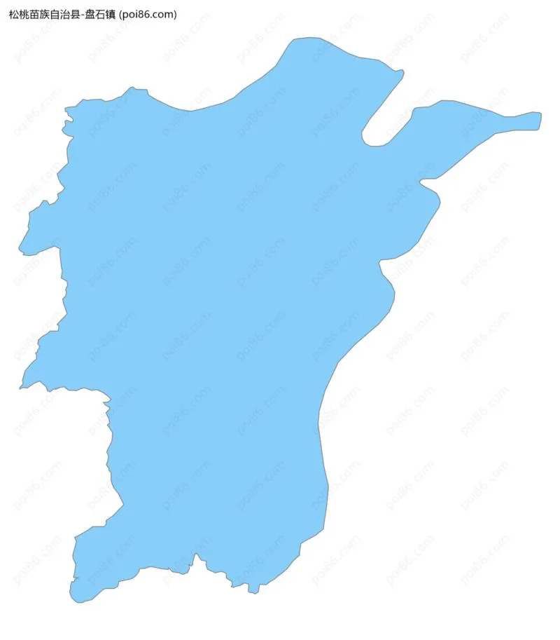 盘石镇边界地图