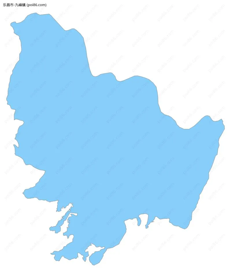 九峰镇边界地图