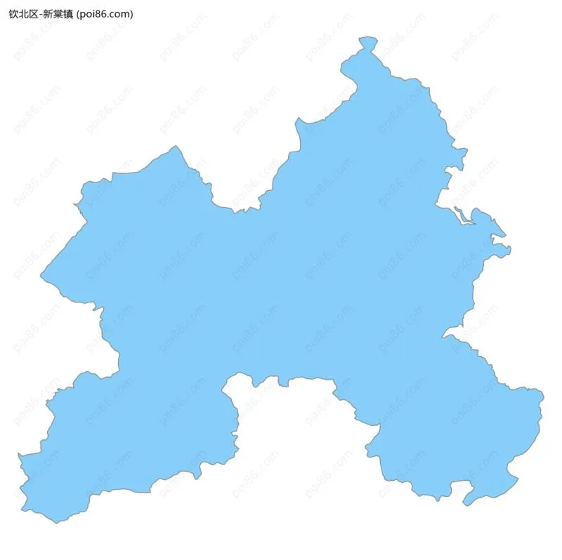 新棠镇边界地图