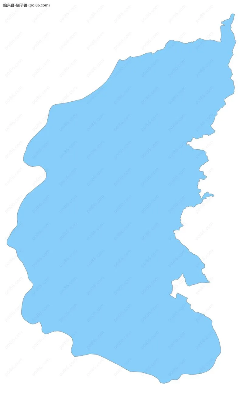 隘子镇边界地图