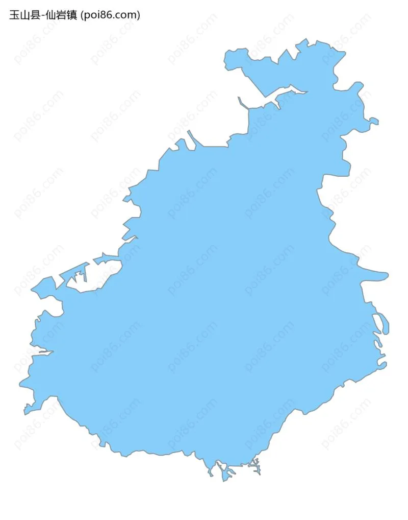 仙岩镇边界地图