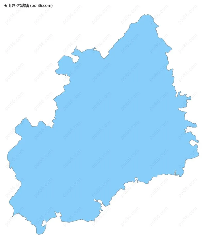 岩瑞镇边界地图