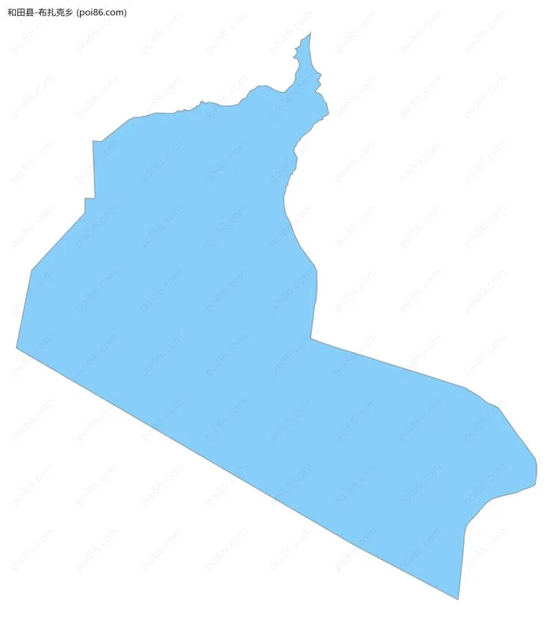 布扎克乡边界地图