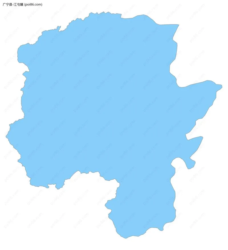 江屯镇边界地图