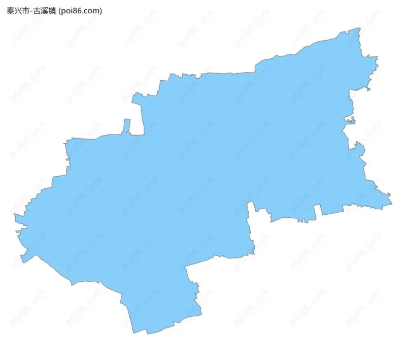古溪镇边界地图