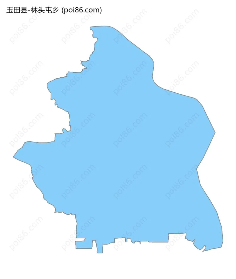 林头屯乡边界地图