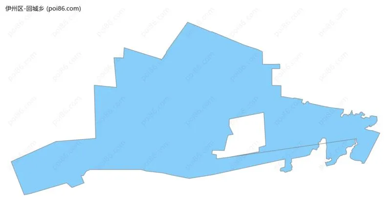 回城乡边界地图