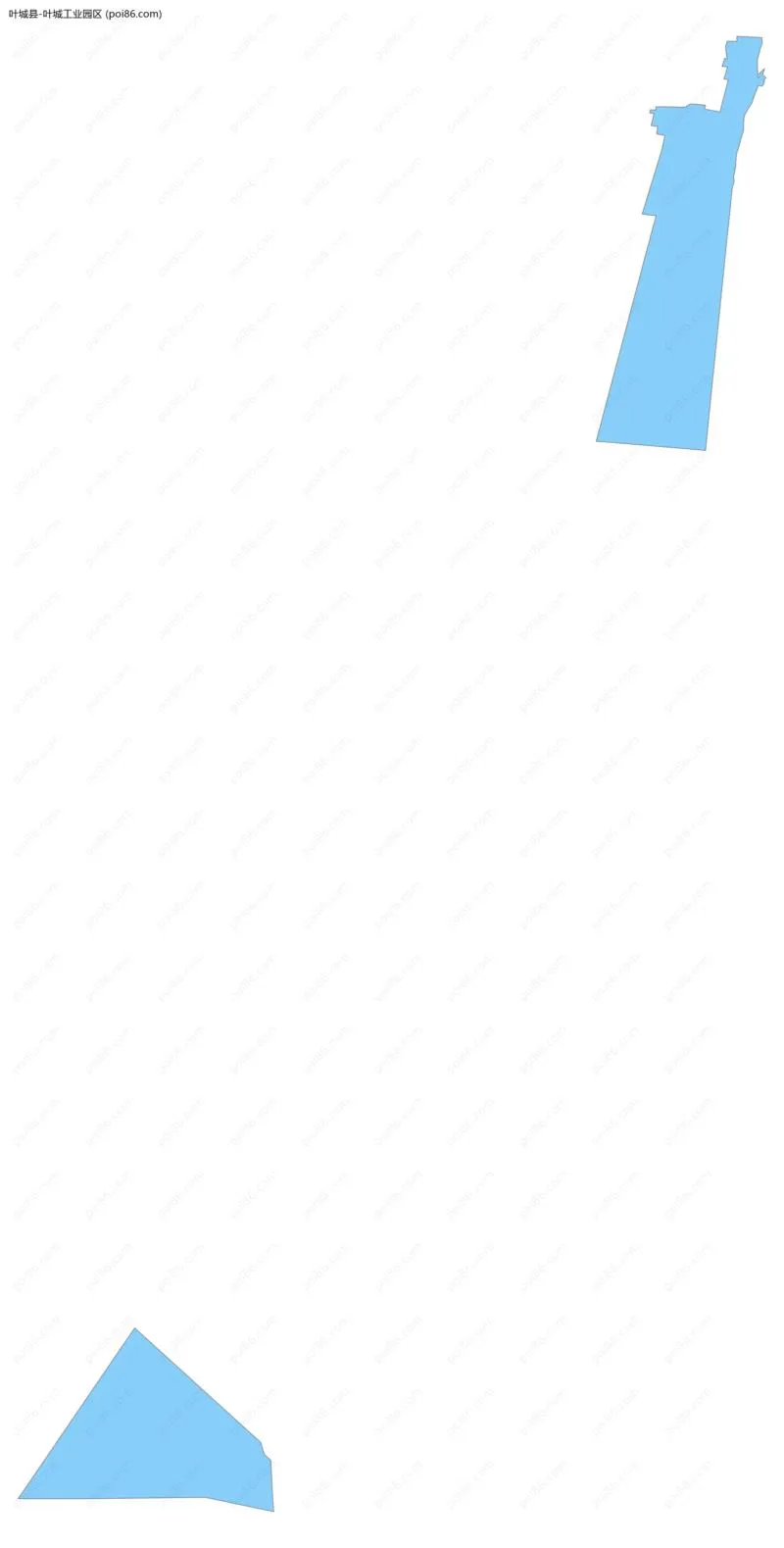叶城工业园区边界地图