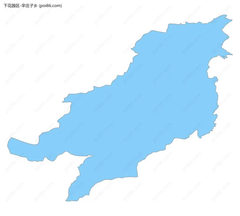 辛庄子乡边界地图