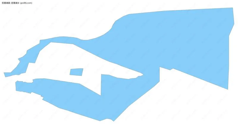 岳普湖乡边界地图