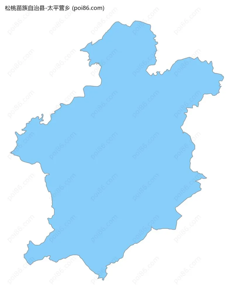 太平营乡边界地图