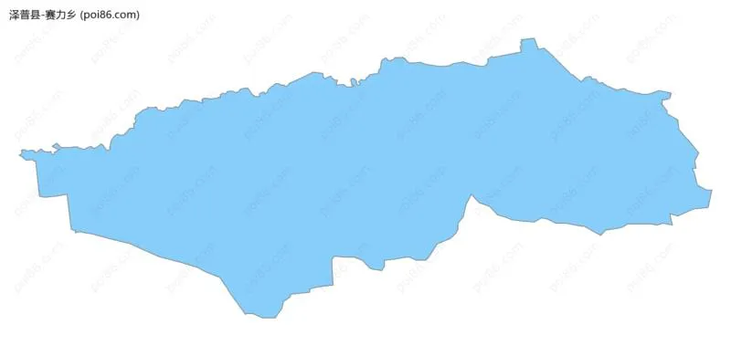 赛力乡边界地图