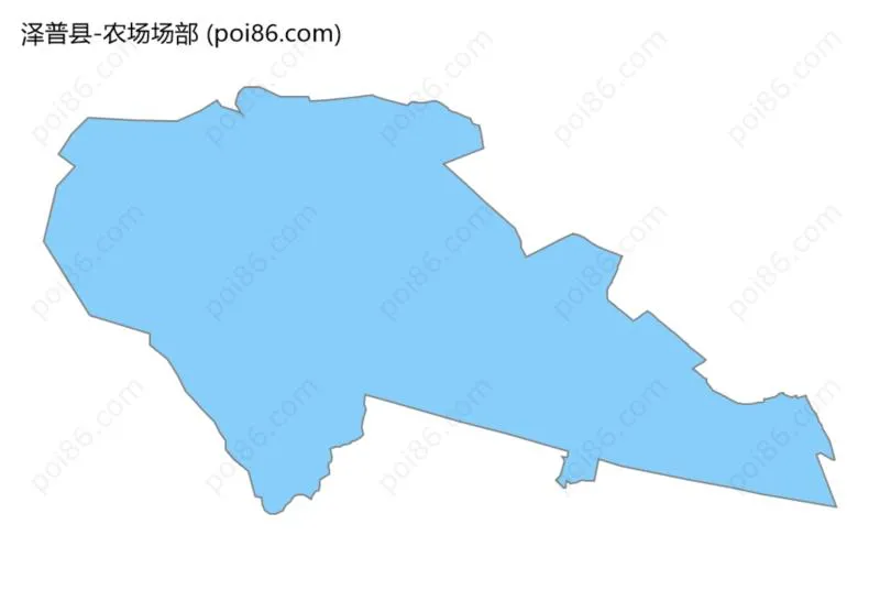 农场场部边界地图