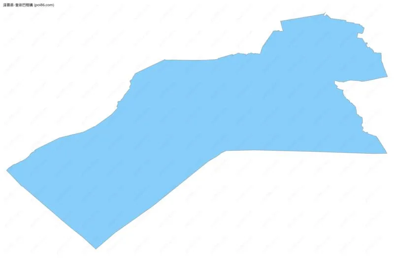 奎依巴格镇边界地图