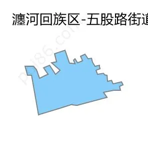 五股路街道边界地图