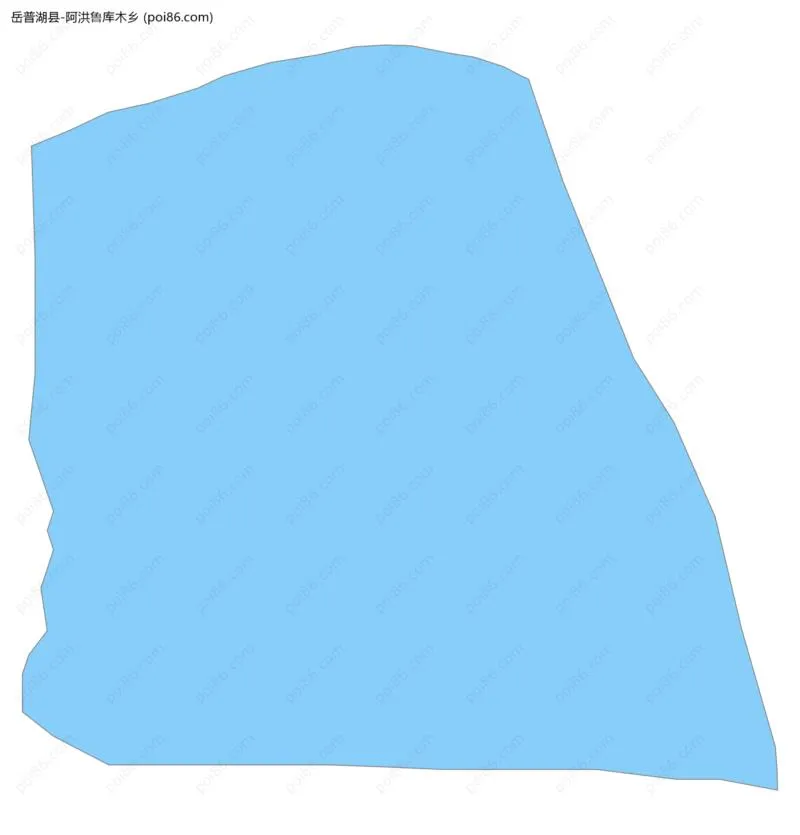 阿洪鲁库木乡边界地图