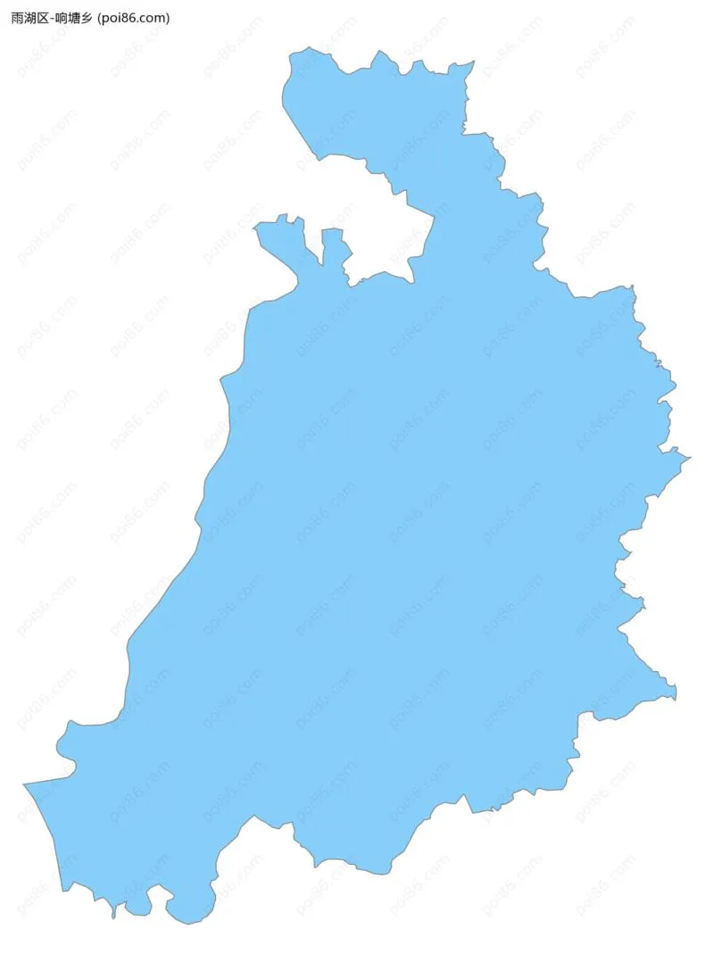 响塘乡边界地图