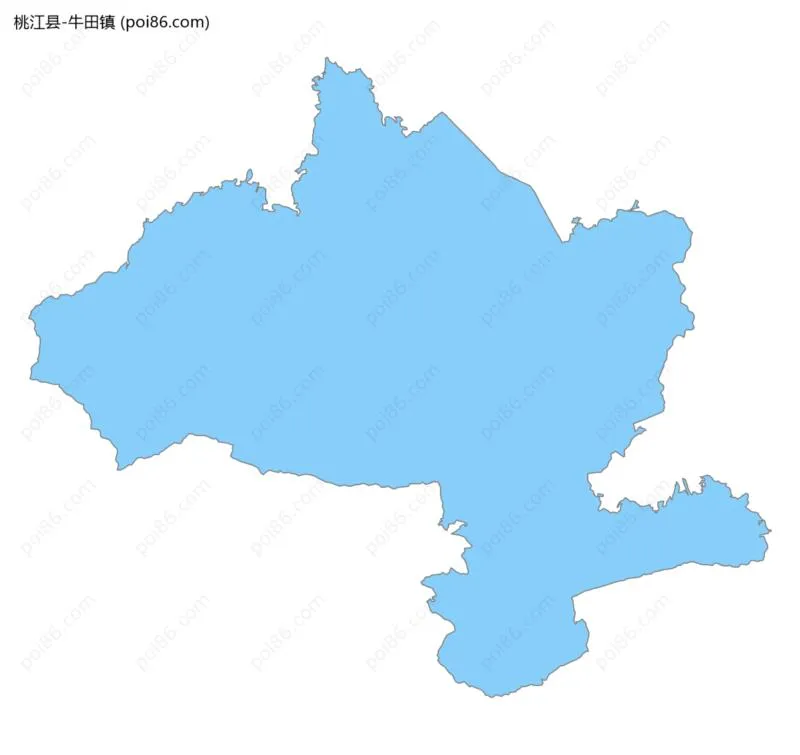 牛田镇边界地图